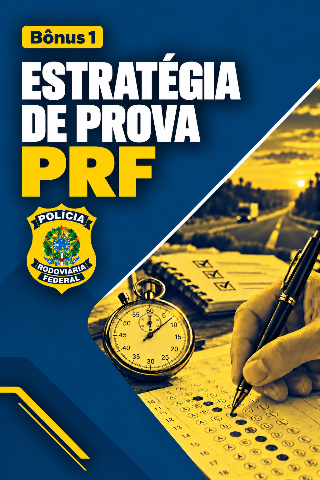 Capa do bônus Estratégia de Prova PRF