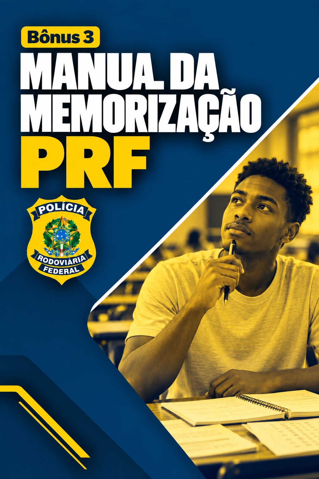 Capa do bônus Manual da Memorização PRF